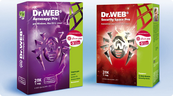 Антивирус Dr.Web Pro и Security Spice Pro